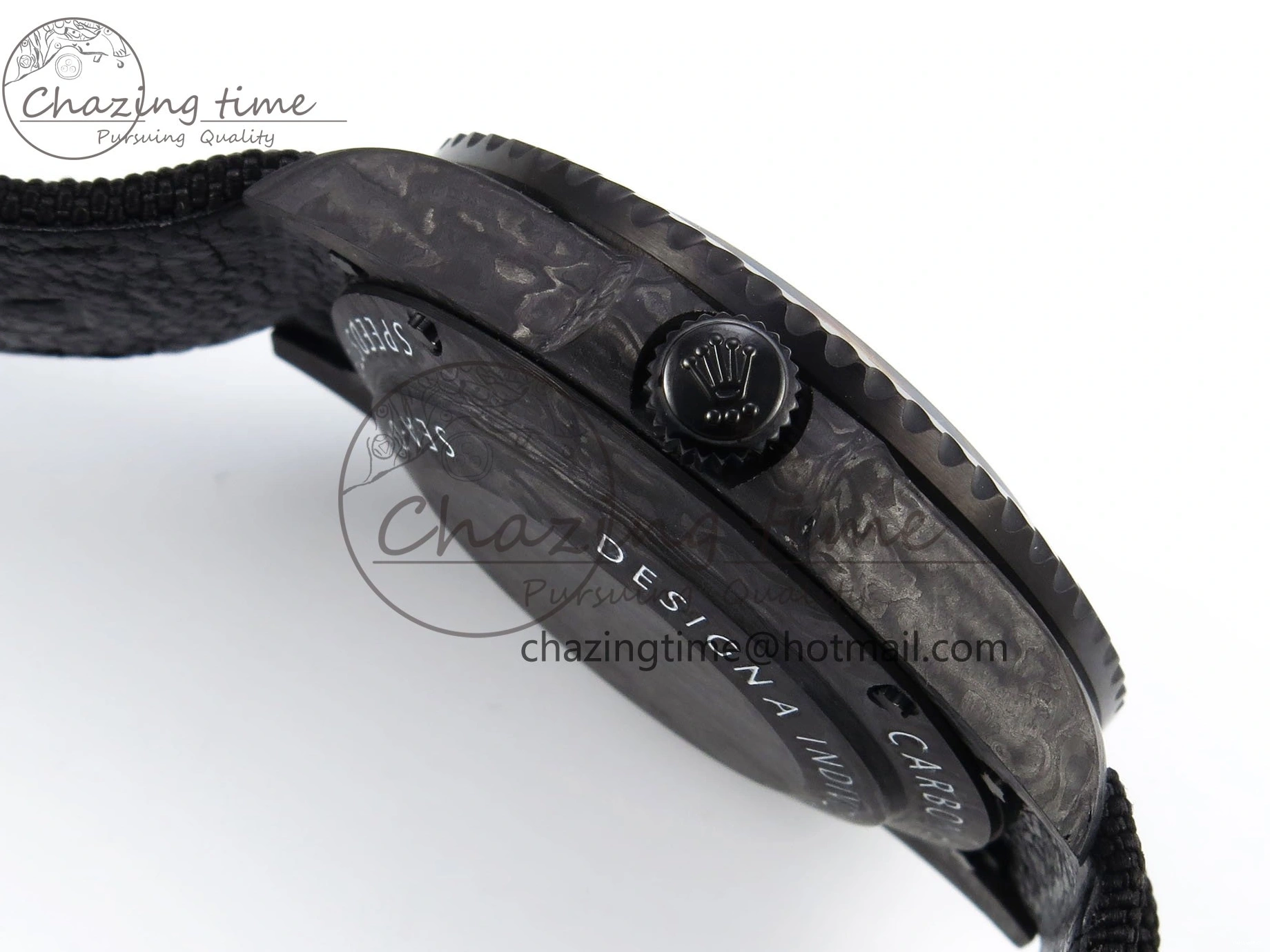 Black Strap Dweller on Dial A2824 DIWF Edition Nylon 43mm Black Best Carbon Sea 0411